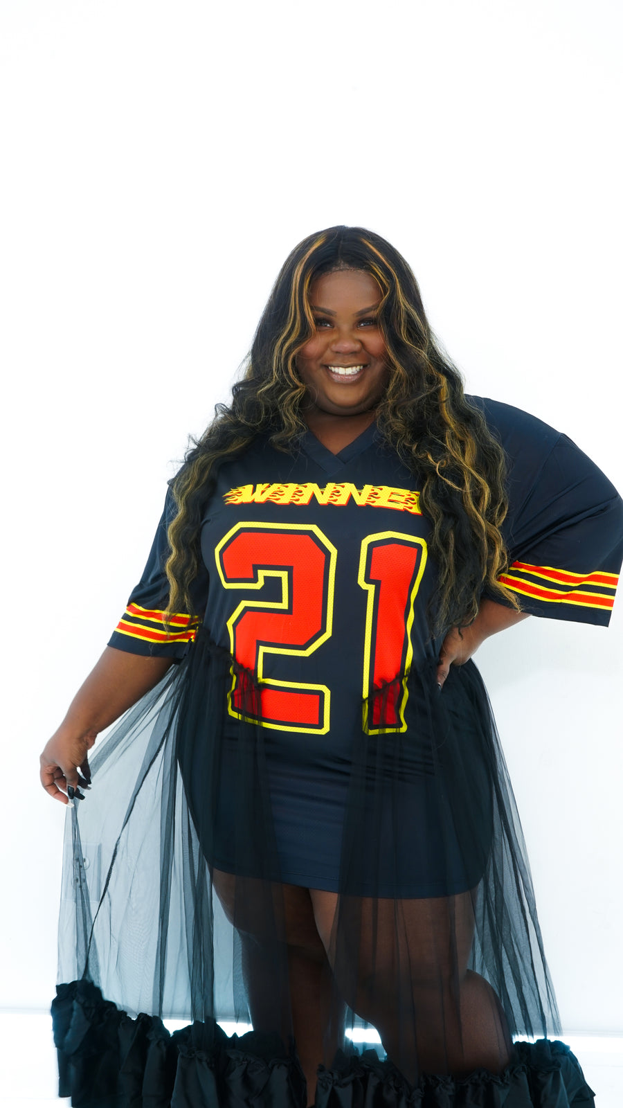 Touchdown Tease T-Shirt Dress