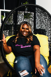 Pretty Majour Slogan T-shirt