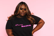 Pretty Majour Slogan T-shirt