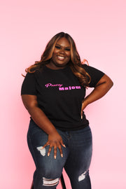 Pretty Majour Slogan T-shirt