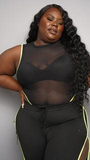 Rated R Sheer Bodysuit Set