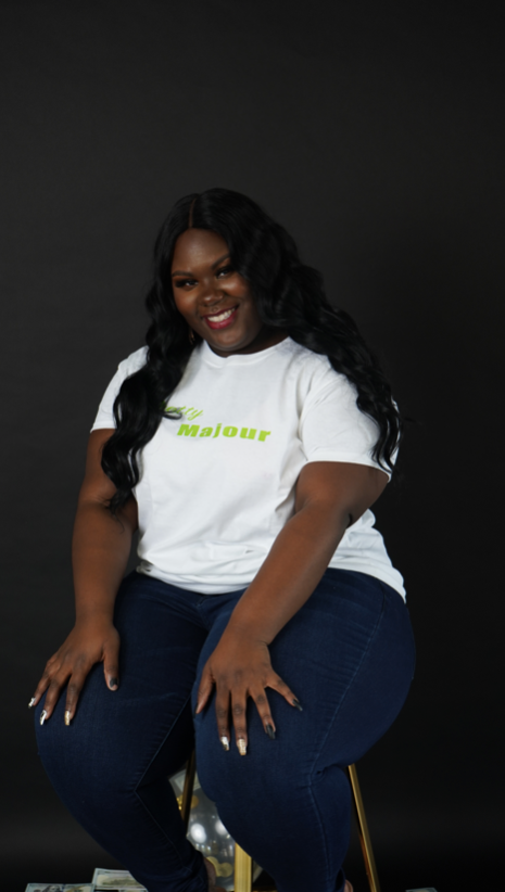 Pretty Majour Slogan T-shirt