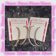 Peace of Heaven Rhinestone Earrings